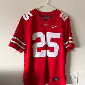 Nike Red and White Men's Jersey